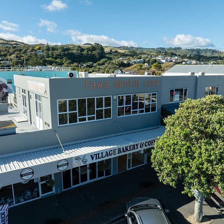 Drone shot of Tawa Dental Care premise